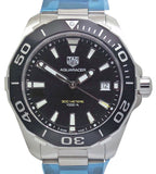 Tag Heuer Aquaracer Black Dial Silver Steel Strap Watch for Men - WAY111A.BA0928 Authentic Buy Shop Now