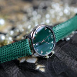 Gucci G-Timeless Mother of Pearl Green Dial Green Leather Strap Watch For Women - YA1264042 Authentic Buy Shop Now