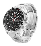 Tag Heuer Senna Chronograph Special Edition Black Dial Silver Steel Strap Watch for Men - CAZ1015.BA0883 Authentic Buy Shop Now