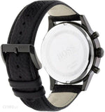 Hugo Boss Navigator Black Dial Black Leather Strap Watch for Men - 1513497 Authentic Buy Shop Now