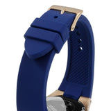 Guess Overdrive White Dial Blue Rubber Strap Watch for Women - W0149L5 Authentic Buy Shop Now