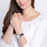 Fossil Jacqueline White Dial Blue Leather Strap Watch for Women - ES3843 Authentic Buy Shop Now