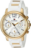 Tommy Hilfiger Claudiia White Dial White Steel Strap Watch for Women - 1781745 Authentic Buy Shop Now