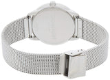 Calvin Klein Minimal Grey Dial Silver Mesh Bracelet Watch for Women - K3M2212X Authentic Buy Shop Now