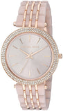 Michael Kors Darci Rose Gold Dial Two Tone Steel Strap Watch for Women - MK4327 Authentic Buy Shop Now
