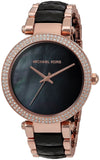 Michael Kors Parker Mother of Pearl Black Dial Two Tone Steel Strap Watch for Women - MK6414 Authentic Buy Shop Now