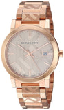 Burberry The City Rose Gold Dial Rose Gold Steel Strap Watch for Women - BU9039 Authentic Buy Shop Now