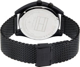 Tommy Hilfiger Deacon Analog Black Dial Black Mesh Bracelet Watch for Men - 1791547 Authentic Buy Shop Now