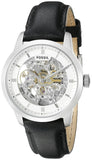 Fossil Townsman Automatic Skeleton White Dial Black Leather Strap Watch for Men - ME3085 Authentic Buy Shop Now