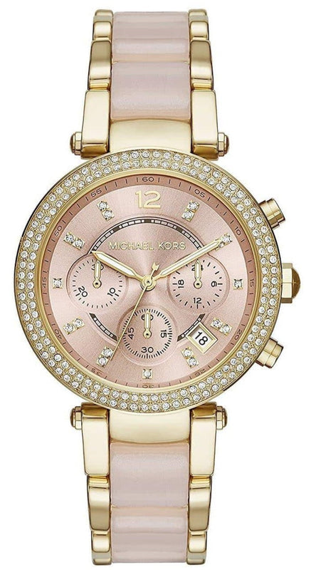 Michael Kors Parker Gold Dial Two Tone Steel Strap Watch for Women - MK6326 Authentic Buy Shop Now