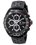 Tag Heuer Formula 1 Automatic Chronograph Black Dial Black Leather Strap Watch for Men - CAZ2011.FT8024 Authentic Buy Shop Now
