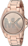 Michael Kors Bradshaw Quartz Rose Gold Dial Rose Gold Steel Strap Watch For Women - MK6556 Authentic Buy Shop Now