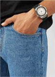 Versace Chain Reaction Quartz White Dial Black Rubber Strap Watch for Men - VEDY00219 Authentic Buy Shop Now