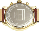 Tommy Hilfiger Jake Quartz White Dial Brown Leather Strap Watch for Men - 1791231 Authentic Buy Shop Now