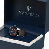Maserati Traguardo Black Dial Silver Mesh Bracelet Watch For Men - R8873612005 Authentic Buy Shop Now