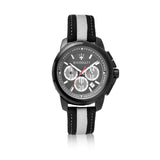 Maserati Royale 44mm Black Dial Stainless Steel Fiber Strap Watch For Men - R8871637002 Authentic Buy Shop Now