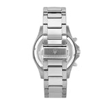 Maserati SFIDA Chronograph Black Dial Silver Steel Strap Watch For Men - R8873640015 Authentic Buy Shop Now