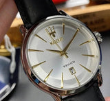 Maserati Epoca White Dial Black Leather Strap Watch For Men - R8851118002 Authentic Buy Shop Now