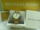 Michael Kors Lexington Quartz Gold Dial Gold Steel Strap Watch For Women - MK6267 Authentic Buy Shop Now