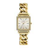 Guess Vanity Diamonds Silver Dial Gold Steel Strap Watch for Women - W1030L2 Authentic Buy Shop Now