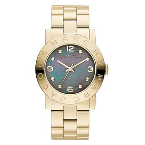 Marc Jacobs Amy Green Dial Gold Steel Strap Watch for Women - MBM8609 Authentic Buy Shop Now