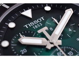 Tissot Seastar 1000 Chronograph Green Dial Silver Mesh Bracelet Watch For Men - T120.417.11.091.00 Authentic Buy Shop Now