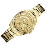 Guess Mini Phantom Diamonds Gold Dial Gold Steel Strap Watch for Women - W0235L5 Authentic Buy Shop Now