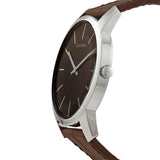 Calvin Klein City Brown Dial Brown Leather Strap Watch for Men - K2G211GK Authentic Buy Shop Now
