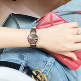 Gucci G Interlocking Brown Dial Brown Leather Strap Watch For Women - YA133504 Authentic Buy Shop Now