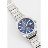 Fossil Everett Chronograph Blue Dial Silver Steel Strap Watch for Men - FS5795 Authentic Buy Shop Now