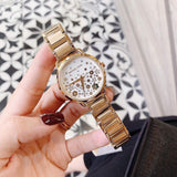Michael Kors Portia Quartz White Dial Gold Steel Strap Watch for Women - MK3840 Authentic Buy Shop Now
