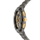 Versace Greca Icon Quartz Black Dial Black Steel Strap Watch For Men - VEZ900521 Authentic Buy Shop Now