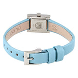 Gucci G-Frame Pastel Blue Mother of Pearl Dial Blue Leather Strap Watch For Women - YA128531 Authentic Buy Shop Now