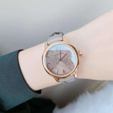 Burberry The Classic Quartz Grey Dial Grey Leather Strap Watch For Women - BU10119 Authentic Buy Shop Now