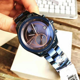 Michael Kors Briar Blue Dial Blue Steel Strap Watch For Women - MK6468 Authentic Buy Shop Now