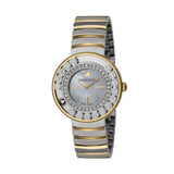 Swarovski Lovely Crystals Mother of Pearl Dial Two Tone Steel Strap Watch for Women - 1187022 Authentic Buy Shop Now