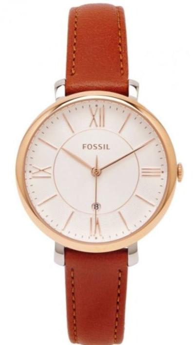 Fossil Jacqueline White Dial Brown Leather Strap Watch for Women - ES3842 Authentic Buy Shop Now