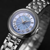 Tissot Bellissima Small Lady Light Blue Dial Silver Steel Strap Watch for Women - T126.010.11.133.00 Authentic Buy Shop Now
