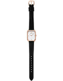 Emporio Armani Gioia Quartz Mother of Pearl Dial Black Leather Strap Watch For Women - AR11390 Authentic Buy Shop Now
