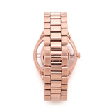 Marc Jacobs Tether Transparent Rose Gold Dial Rose Gold Steel Strap Watch for Women - MBM3414 Authentic Buy Shop Now