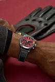 Breitling Top Time B01 Chevrolet Corvette Red Dial Black Leather Strap Watch for Men - AB01761A1K1X1 Authentic Buy Shop Now