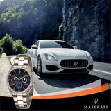Maserati Competizione Blue Dial Silver Steel Strap Watch For Men - R8853100011 Authentic Buy Shop Now