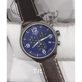 Tissot Chrono XL Blue Dial Brown Leather Strap Watch For Men - T116.617.36.047.00 Authentic Buy Shop Now