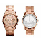 Michael Kors Paris Limited Edition Rose Gold Dial Steel Strap Watch for Women - MK5716 Authentic Buy Shop Now