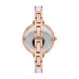 Michael Kors Jaryn Analog White Dial Two Tone Steel Strap Watch For Women - MK4342 Authentic Buy Shop Now