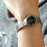 Tissot Le Locle Automatic Small Lady Black Dial Silver Steel Strap Watch For Women - T41.1.183.53 Authentic Buy Shop Now