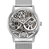Guess Gadget Silver Dial Silver Mesh Bracelet Watch for Men - GW0538G1 Authentic Buy Shop Now