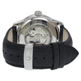 Bulova BVA Classic Automatic Silver Dial Black Leather Strap Watch for Men - 96A135 Authentic Buy Shop Now