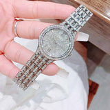 Bulova Crystal Collection Silver Dial Silver Steel Strap Watch for Women - 96L243 Authentic Buy Shop Now
