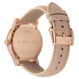 Burberry The City Gold Dial Beige Leather Strap Watch for Women - BU9210 Authentic Buy Shop Now